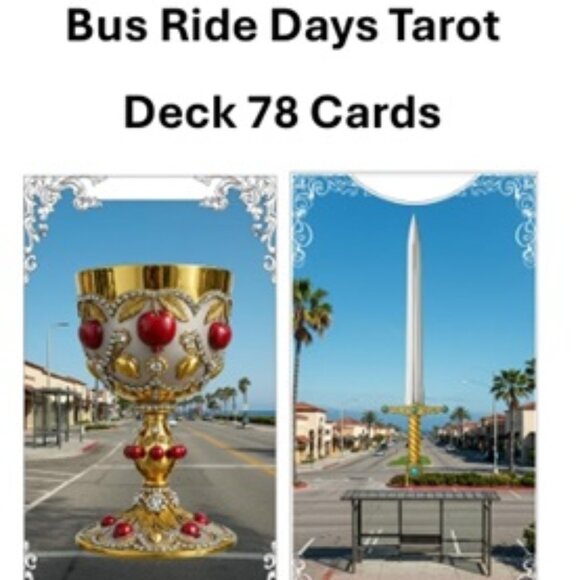 bus ride  tarot deck 78 cards - Picture 1 of 2
